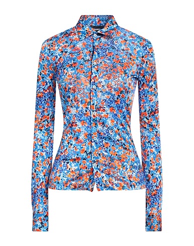 DSQUARED2 Camicie e bluse a fiori Azzurro 100% Viscosa