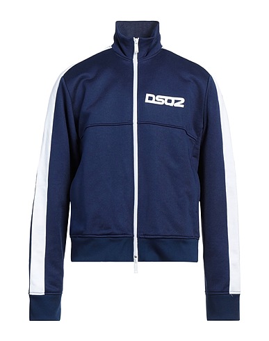 DSQUARED2 Sweatshirt Blue 55% Cotton, 45% Polyester, Elastane