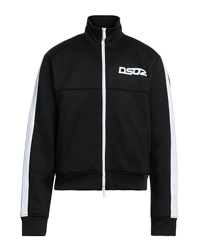 DSQUARED2 Φούτερ Μαύρο 55% Βαμβάκι, 45% Πολυεστέρας, Ελαστάνη