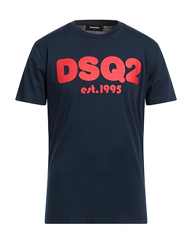 DSQUARED2 T-shirt Σκούρο μπλε της νύχτας 100% Βαμβάκι