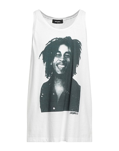 DSQUARED2 Tank top White 100% Cotton