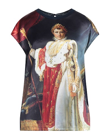 DOLCE&GABBANA Silk top Black 100% Silk, Cotton, Elastane