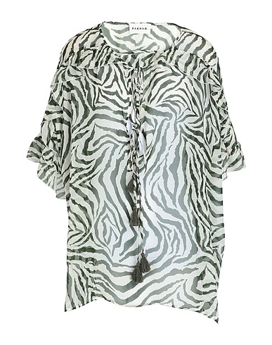 P.A.R.O.S.H. Silk top Dark green 100% Silk