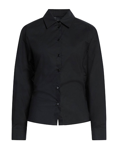 PINKO Solid colour shirts & blouses Black 100% Cotton
