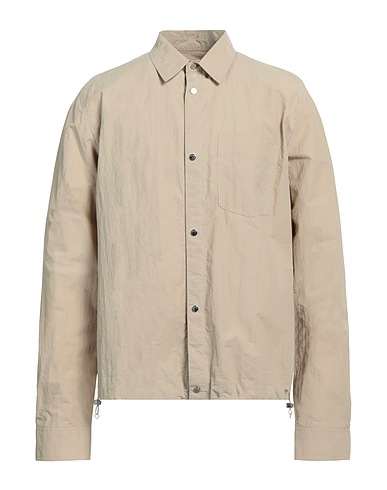 NANUSHKA Camicia tinta unita Beige 72% Poliammide, 28% Cotone