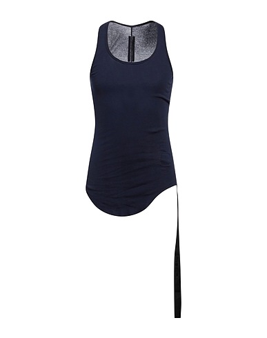 DRKSHDW by RICK OWENS Canotta Blu notte 100% Cotone