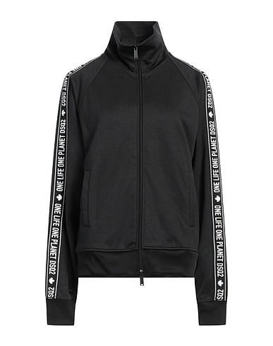 DSQUARED2 Sweatshirt Black 55% Polyester, 45% Cotton