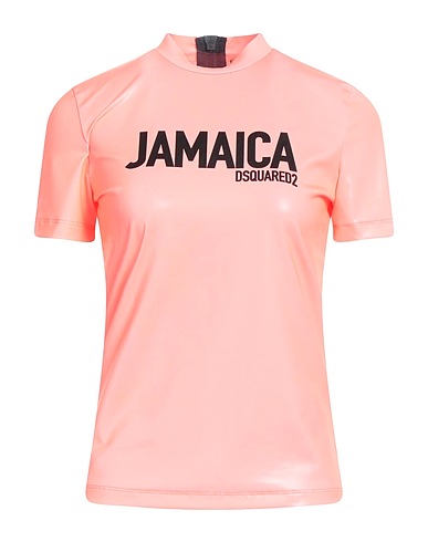 DSQUARED2 T-shirt Salmon pink 78% Polyester, 22% Elastane