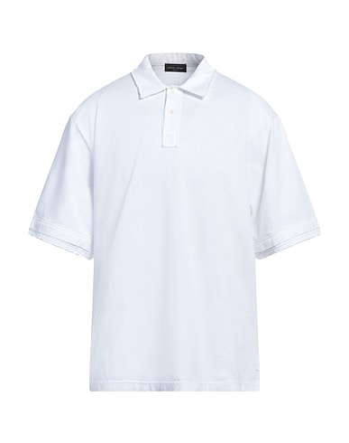 ROBERTO COLLINA Polo BIANCO 100% Cotone