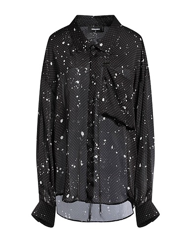 DSQUARED2 Patterned shirts & blouses Black 100% Polyester