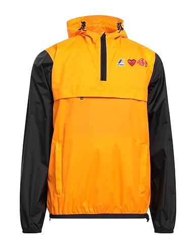 COMME des GARÇONS PLAY x K-WAY Jacket Orange 100% Polyamide