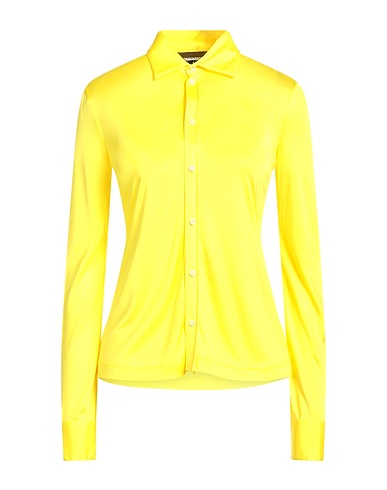 DSQUARED2 Solid colour shirts & blouses Yellow 100% Viscose