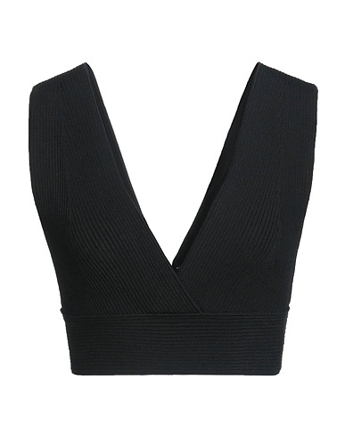 PROENZA SCHOULER Top Black 78% Viscose, 16% Polyester, 5% Polyamide, 1% Elastane