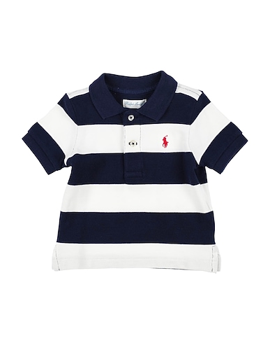 POLO RALPH LAUREN Polo shirt Striped Cotton Mesh Polo Shirt
 Midnight blue 100% Cotton