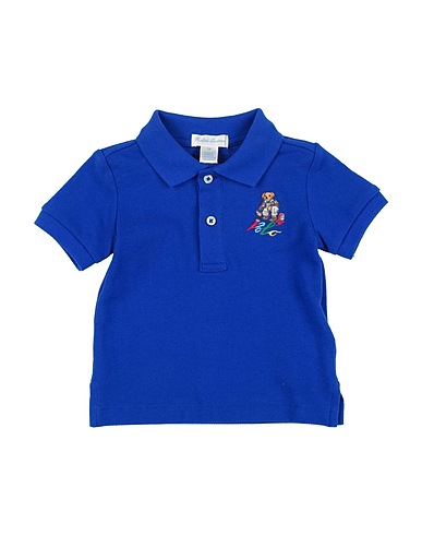 POLO RALPH LAUREN Polo Polo Bear Cotton Mesh Polo Shirt
 Blu china 100% Cotone