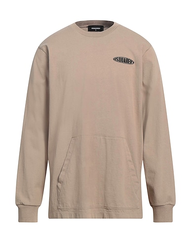 DSQUARED2 Basic T-shirt Taupe 100% Cotton