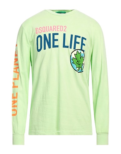 DSQUARED2 T-shirt Light green 100% Cotton