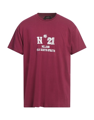 N°21 T-shirt Mauve 100% Cotton, Elastane