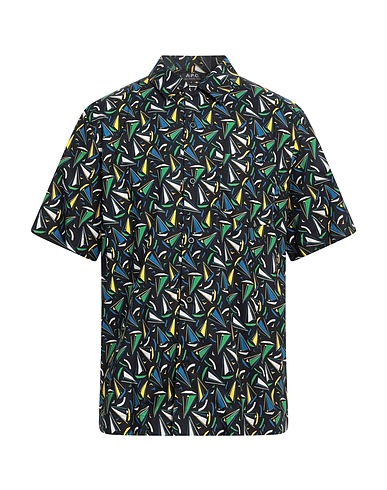 A.P.C. Camicia fantasia Nero 100% Cotone