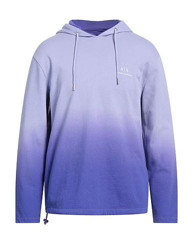 ARMANI EXCHANGE Hooded track jacket  Mauve 100% Cotton