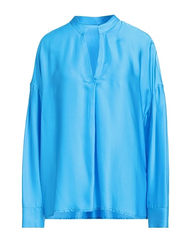 MANILA GRACE Top Azzurro 100% Viscosa