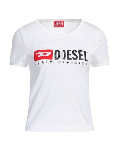 DIESEL T-shirt White 100% Cotton