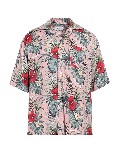 RHUDE Patterned shirt Pink 100% Viscose