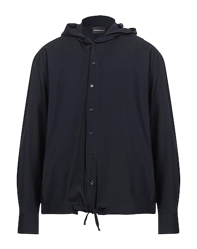 EMPORIO ARMANI Solid color shirt 100% Virgin Wool