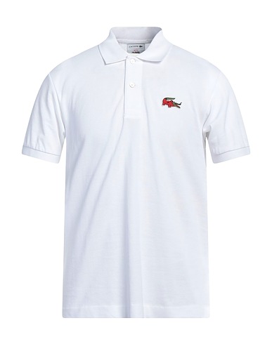 LACOSTE Poloshirt Weiß 100% Baumwolle