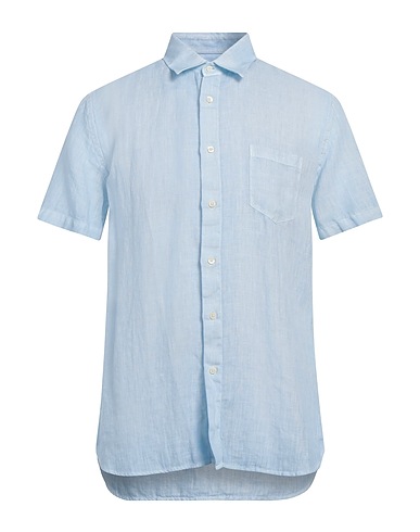 120% LINO Linen shirt Sky blue 100% Linen