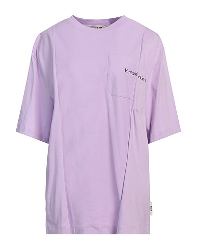 MSGM T-shirt Lilac 100% Organic cotton