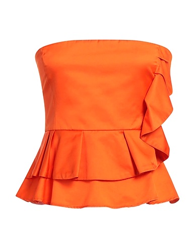 PINKO Top Orange 66% Cotton, 34% Polyester