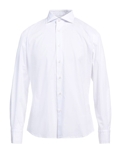 BROUBACK Camisa lisa Blanco 97% Algodón, 3% Elastán