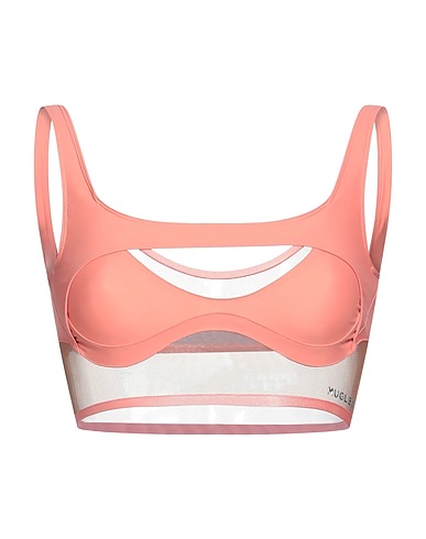 MUGLER Top Salmon pink 78% Polyamide, 22% Elastane