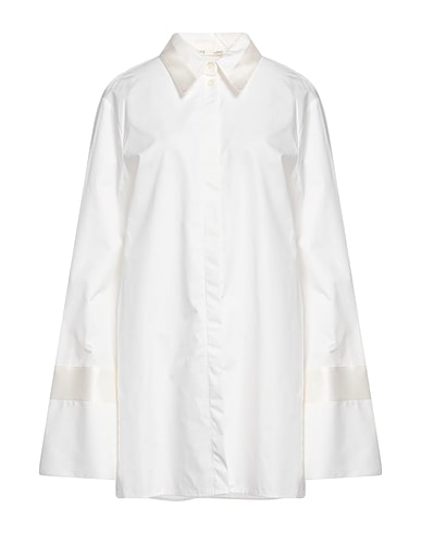 BITE STUDIOS Solid colour shirts & blouses Off white 100% Cotton, Silk