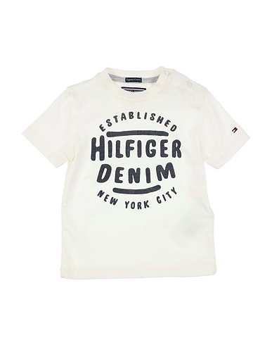 TOMMY HILFIGER T-shirt Bianco 100% Cotone organico