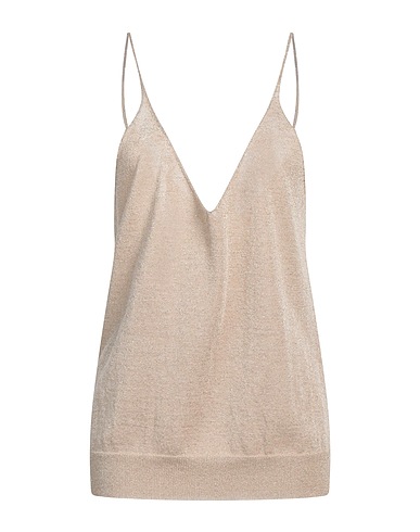 CIRCUS HOTEL Camisole Beige 70% Viscosa, 30% Poliestere