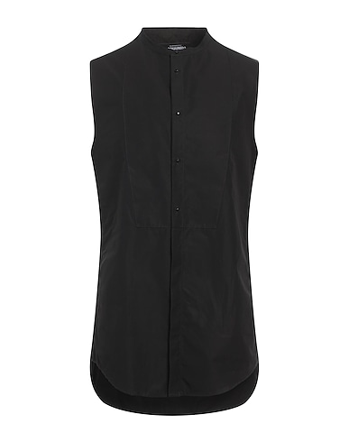 DSQUARED2 Solid color shirt Black 100% Cotton