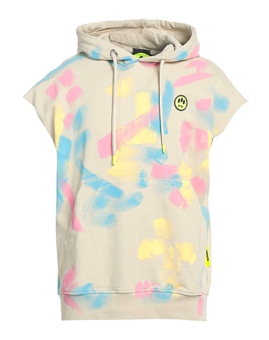 BARROW Hooded track jacket  Sand 100% Cotton