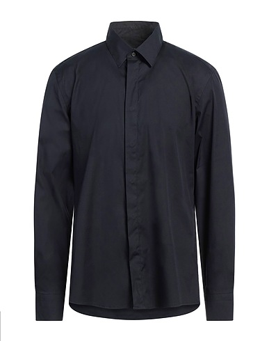 LOW BRAND Solid colour shirt 78% Cotton, 18% Polyamide, 4% Elastane