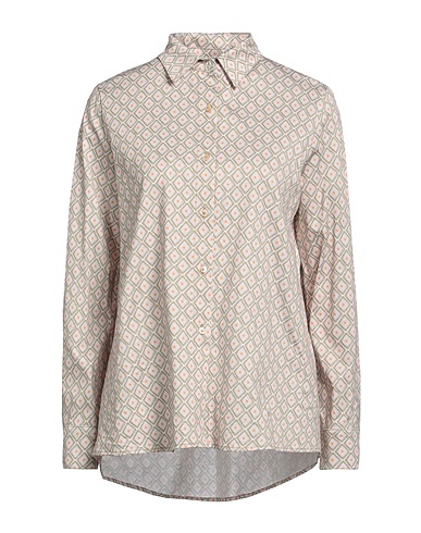 CIRCOLO 1901 Patterned shirts & blouses Sage green 100% Cotton