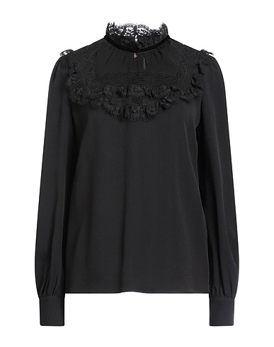 DSQUARED2 Top Black 81% Acetate, 19% Viscose, Silk, Cotton, Polyamide