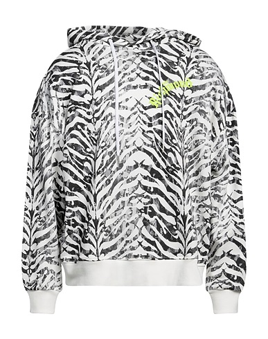 JOHN RICHMOND Hooded track jacket  White 100% Cotton