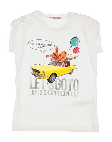 LIU •JO T-shirt White 50% Cotton, 50% Polyester