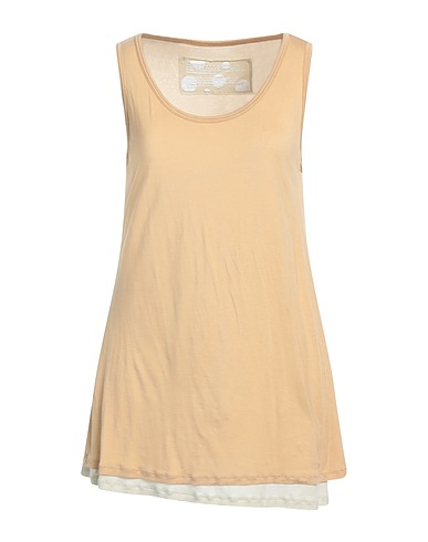 RUNDHOLZ BLACK LABEL Basic T-Shirt Camel 100% Lyocell