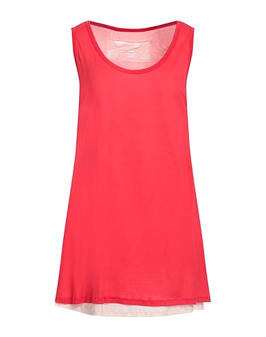 RUNDHOLZ BLACK LABEL Basic T-shirt Red 100% Lyocell
