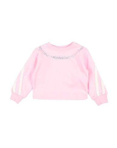 MONNALISA Sweatshirt Pink 95% Cotton, 5% Elastane