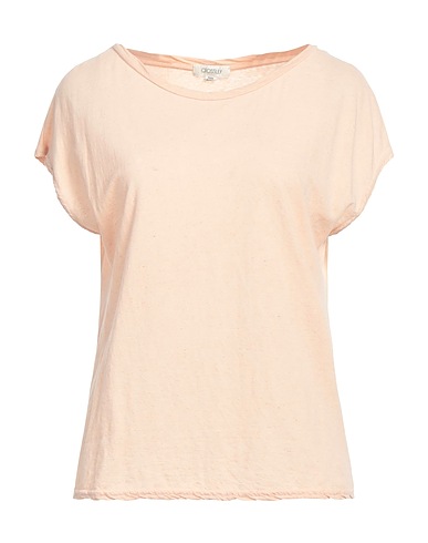 CROSSLEY Basic T-Shirt Blush 75% Cotton, 25% Linen