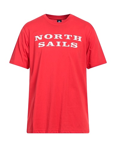 NORTH SAILS T-shirt Tomato red 100% Cotton