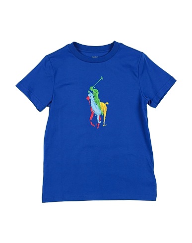 POLO RALPH LAUREN T-shirt Big Pony Cotton Jersey Tee
 Blue 100% Cotton